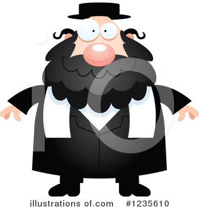 Royalty-Free (RF) Rabbi Clipart Illustration by Cory Thoman - Stock Sample #1235610