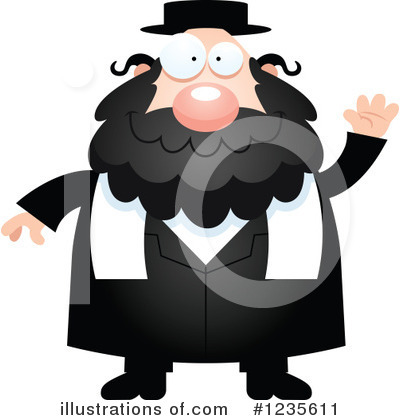 Royalty-Free (RF) Rabbi Clipart Illustration by Cory Thoman - Stock Sample #1235611