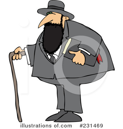 Royalty-Free (RF) Rabbi Clipart Illustration by djart - Stock Sample #231469
