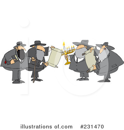 Royalty-Free (RF) Rabbi Clipart Illustration by djart - Stock Sample #231470