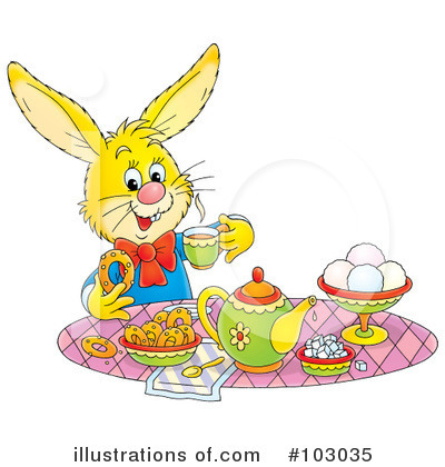 Royalty-Free (RF) Rabbit Clipart Illustration by Alex Bannykh - Stock Sample #103035