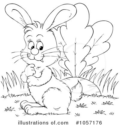 Royalty-Free (RF) Rabbit Clipart Illustration by Alex Bannykh - Stock Sample #1057176