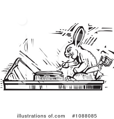 Royalty-Free (RF) Rabbit Clipart Illustration by xunantunich - Stock Sample #1088085