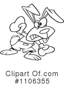 Rabbit Clipart #1106355 by toonaday