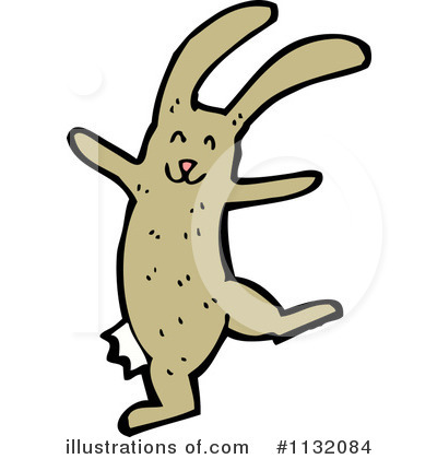 Royalty-Free (RF) Rabbit Clipart Illustration by lineartestpilot - Stock Sample #1132084