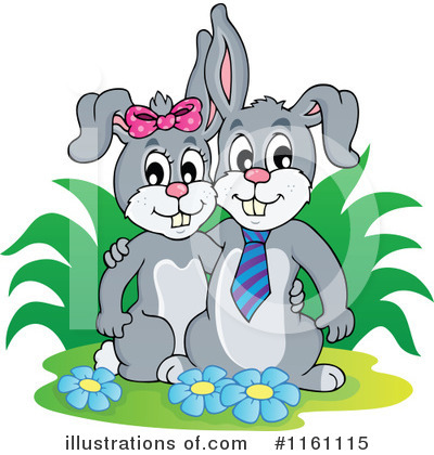 Royalty-Free (RF) Rabbit Clipart Illustration by visekart - Stock Sample #1161115