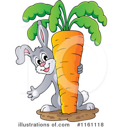 Royalty-Free (RF) Rabbit Clipart Illustration by visekart - Stock Sample #1161118