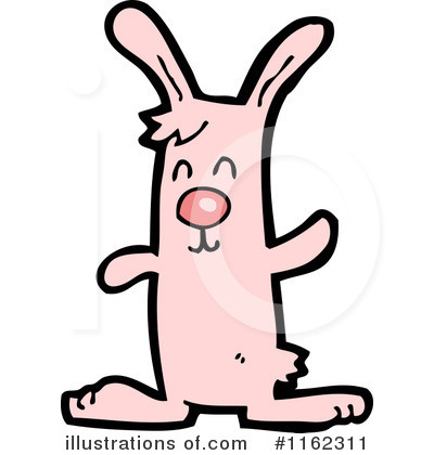 Royalty-Free (RF) Rabbit Clipart Illustration by lineartestpilot - Stock Sample #1162311
