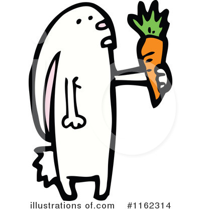 Royalty-Free (RF) Rabbit Clipart Illustration by lineartestpilot - Stock Sample #1162314