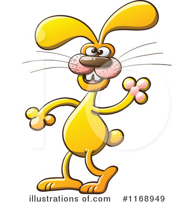 Royalty-Free (RF) Rabbit Clipart Illustration by Zooco - Stock Sample #1168949