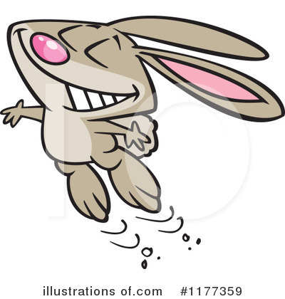 Royalty-Free (RF) Rabbit Clipart Illustration by toonaday - Stock Sample #1177359