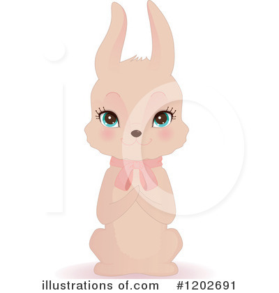Royalty-Free (RF) Rabbit Clipart Illustration by Melisende Vector - Stock Sample #1202691