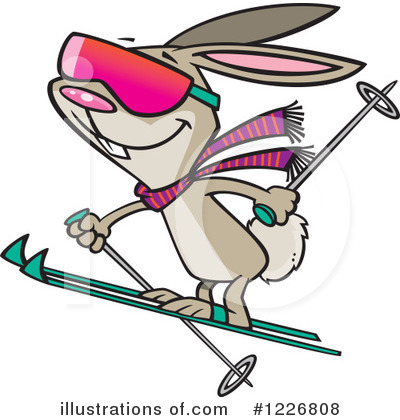 Royalty-Free (RF) Rabbit Clipart Illustration by toonaday - Stock Sample #1226808