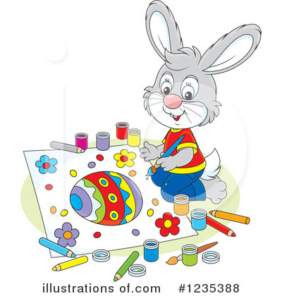 Royalty-Free (RF) Rabbit Clipart Illustration by Alex Bannykh - Stock Sample #1235388
