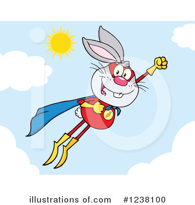 Royalty-Free (RF) Rabbit Clipart Illustration by Hit Toon - Stock Sample #1238100
