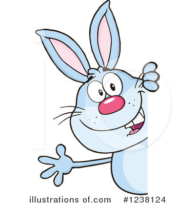 Royalty-Free (RF) Rabbit Clipart Illustration by Hit Toon - Stock Sample #1238124