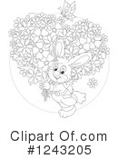 Rabbit Clipart #1243205 by Alex Bannykh