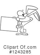 Rabbit Clipart #1243285 by toonaday