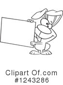 Rabbit Clipart #1243286 by toonaday