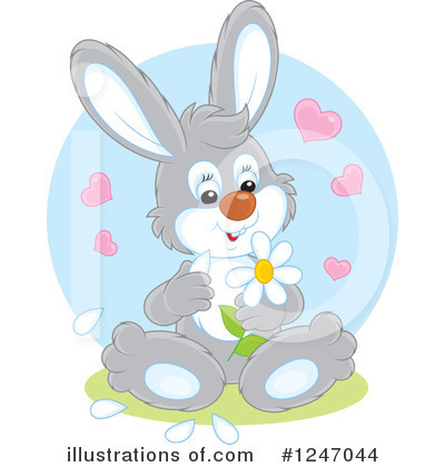 Royalty-Free (RF) Rabbit Clipart Illustration by Alex Bannykh - Stock Sample #1247044