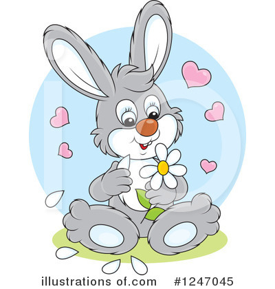 Royalty-Free (RF) Rabbit Clipart Illustration by Alex Bannykh - Stock Sample #1247045