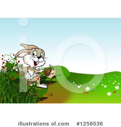 Royalty-Free (RF) Rabbit Clipart Illustration by dero - Stock Sample #1256536