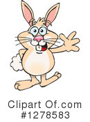 Rabbit Clipart #1278583 by Dennis Holmes Designs