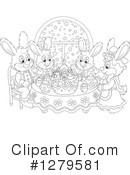 Rabbit Clipart #1279581 by Alex Bannykh