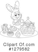 Rabbit Clipart #1279582 by Alex Bannykh