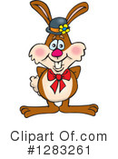 Rabbit Clipart #1283261 by Dennis Holmes Designs