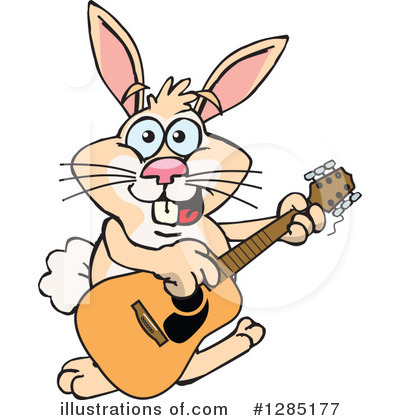 Royalty-Free (RF) Rabbit Clipart Illustration by Dennis Holmes Designs - Stock Sample #1285177