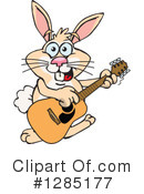 Rabbit Clipart #1285177 by Dennis Holmes Designs