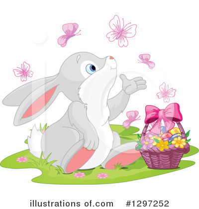 Royalty-Free (RF) Rabbit Clipart Illustration by Pushkin - Stock Sample #1297252