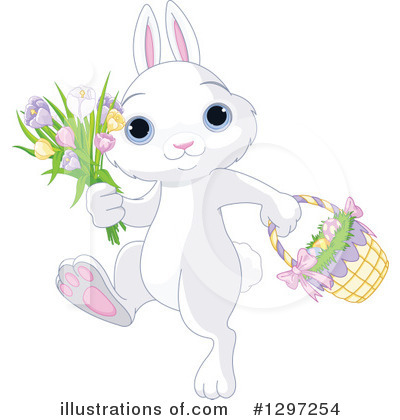 Royalty-Free (RF) Rabbit Clipart Illustration by Pushkin - Stock Sample #1297254