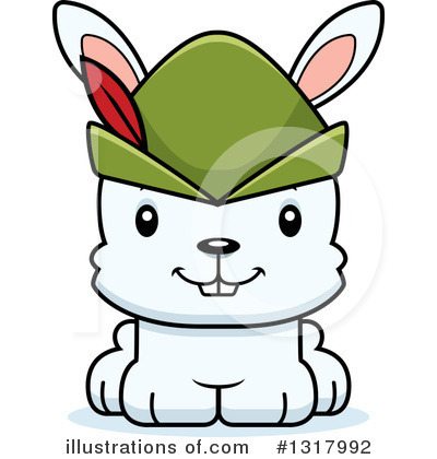 Royalty-Free (RF) Rabbit Clipart Illustration by Cory Thoman - Stock Sample #1317992