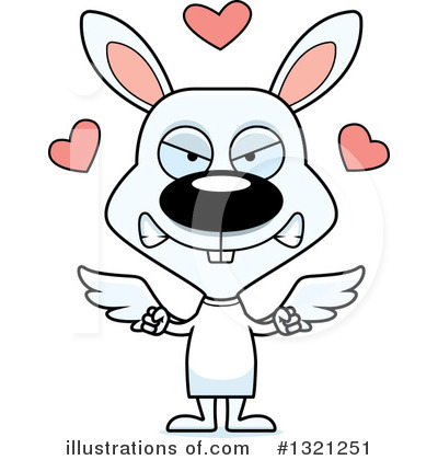Rabbit Cupid Clipart #1321251 by Cory Thoman