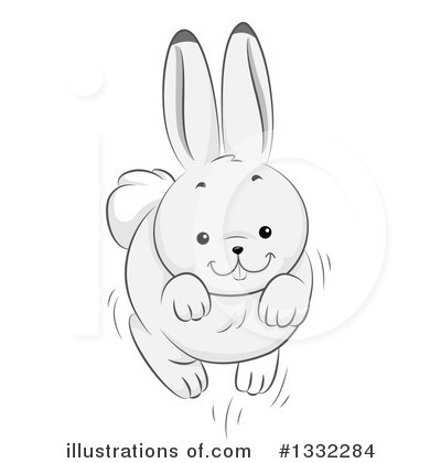 Rabbits Clipart #1332284 by BNP Design Studio