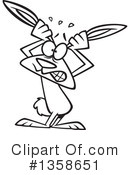 Rabbit Clipart #1358651 by toonaday
