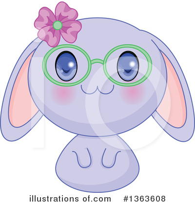 Royalty-Free (RF) Rabbit Clipart Illustration by Pushkin - Stock Sample #1363608