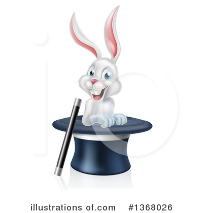 Rabbits Clipart #1368026 by AtStockIllustration