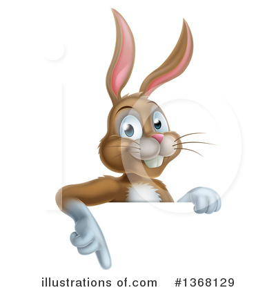Rabbits Clipart #1368129 by AtStockIllustration