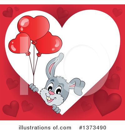 Royalty-Free (RF) Rabbit Clipart Illustration by visekart - Stock Sample #1373490