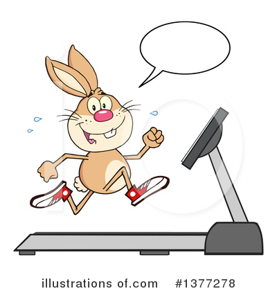 Treadmill Clipart #1377278 by Hit Toon