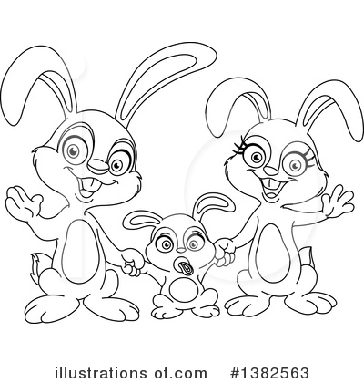 Royalty-Free (RF) Rabbit Clipart Illustration by yayayoyo - Stock Sample #1382563