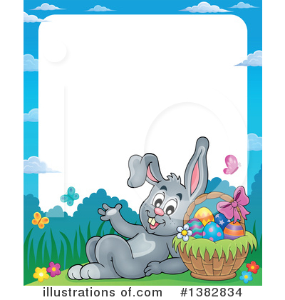 Royalty-Free (RF) Rabbit Clipart Illustration by visekart - Stock Sample #1382834