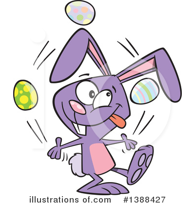 Royalty-Free (RF) Rabbit Clipart Illustration by toonaday - Stock Sample #1388427