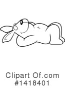 Rabbit Clipart #1418401 by Cory Thoman