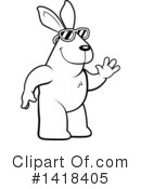 Rabbit Clipart #1418405 by Cory Thoman