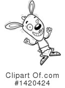 Rabbit Clipart #1420424 by Cory Thoman