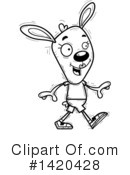 Rabbit Clipart #1420428 by Cory Thoman